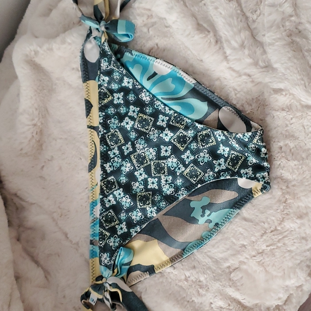 Reversible Swimwear Print BIKINI Bottom NB